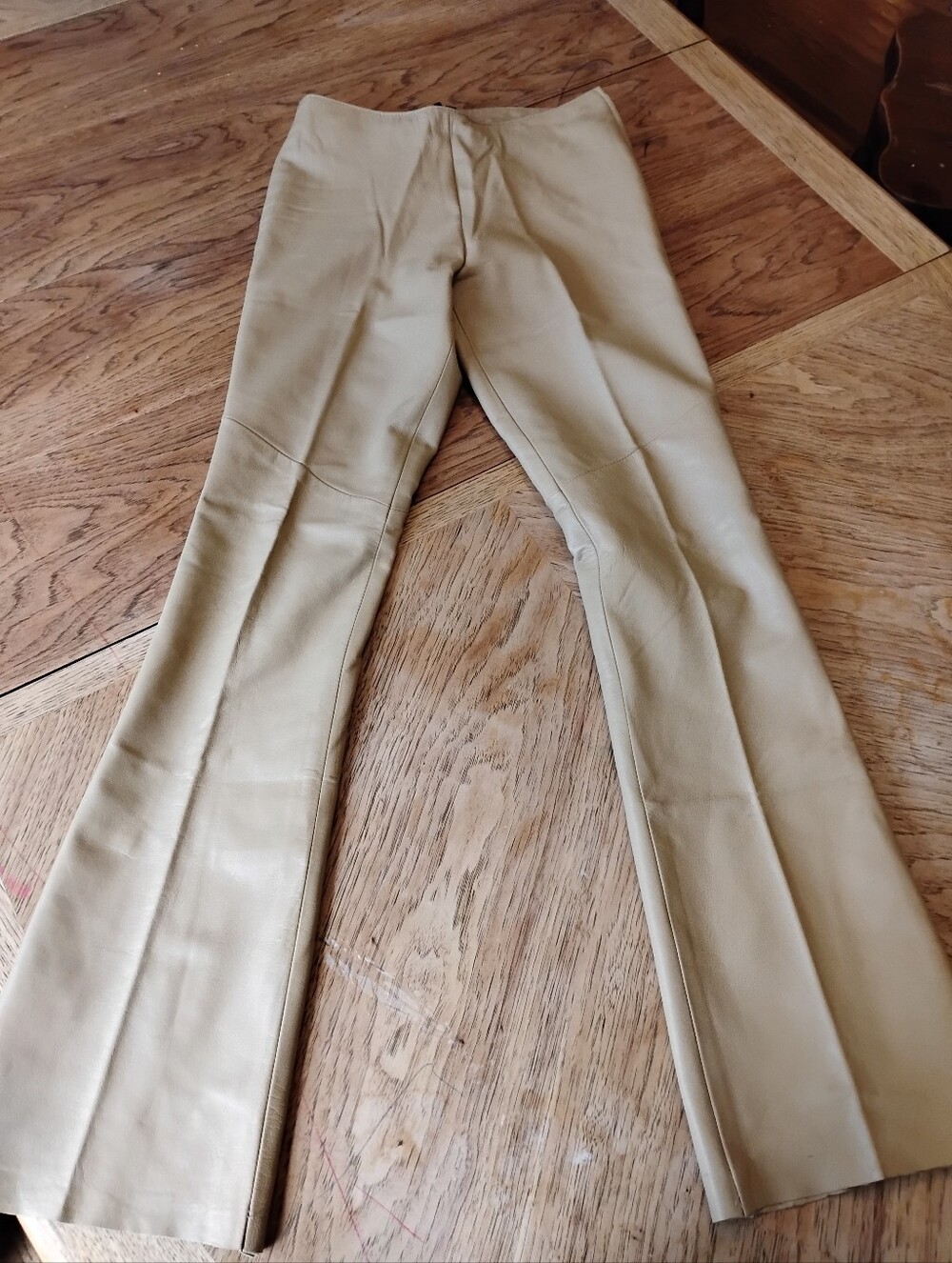 Danier Women's Beige/Tan Flared Chinos